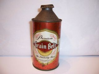 Grain Belt Cone Top Beer Can W/bottle Cap Brewed In Minneapolis.  Mn