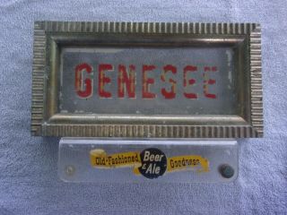 Vintage Genesee Beer & Ale Sign Cash Register Display