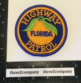 Vtg Florida Highway Patrol State Trooper Police Patch Fl