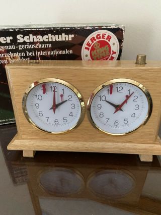 Jerger Schachuhr Chess Clock Vintage