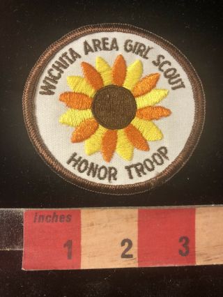 Vtg Honor Troop Wichita Area Girl Scout Council Girl Scouts Patch 99h3