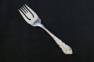 Wallace Sir Christopher Sterling Silver Meat Serving Fork - 8 " - No Mono
