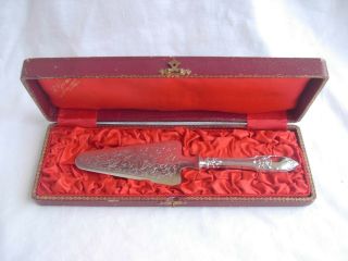 Antique,  French Sterling Silver Pie Server,  Late 19th Century.