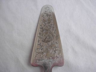 ANTIQUE,  FRENCH STERLING SILVER PIE SERVER,  LATE 19th CENTURY. 3