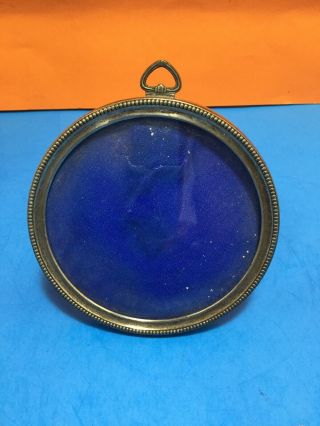 Art Deco Webster Co.  Sterling Silver Picture Frame Round 5”