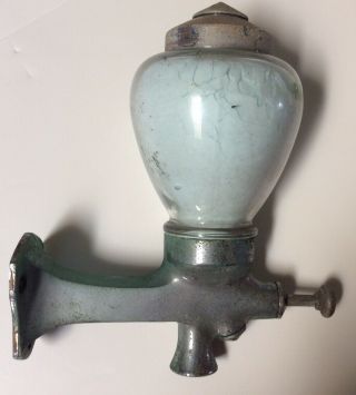 Vintage Glass & Metal Palmolive Soap Dispenser For Gas Station,  Diner,  Business 2