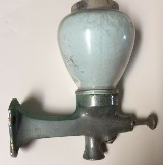 Vintage Glass & Metal Palmolive Soap Dispenser For Gas Station,  Diner,  Business 3