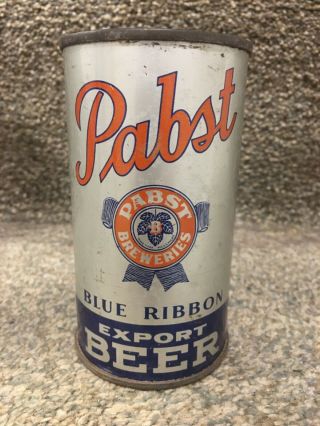 Pabst Blue Ribbon Export Beer,  Oi/irtp,  12oz Ft Beer Can; Pabst,  Milwaukee Wisc