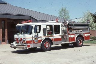 Fairfax County Va Engine 29 1986 Emergency One Pumper - Fire Apparatus Slide