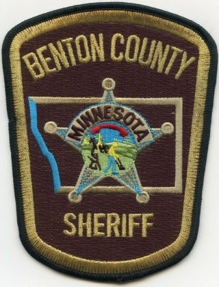 Benton County Minnesota Mn Sheriff Police Patch
