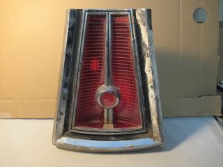 1965 Dodge Polara Tail Light Assembly Right With Lens & Housing Vintage Part
