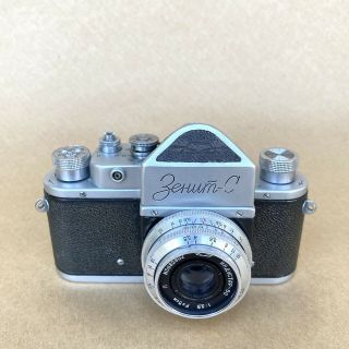 Zenit Zehum - C 35mm Slr Film Camera W/ Industar 5cm 1:3.  5 Lens,  Vintage