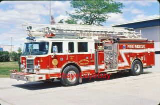 Fire Apparatus Slide,  Engine 5,  Cheyenne / Wy,  1998 Pierce