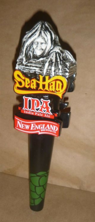 England Brewing Co Ipa Indian Pale Ale Sea Hag Beer Tap Handle Vgc 11 "