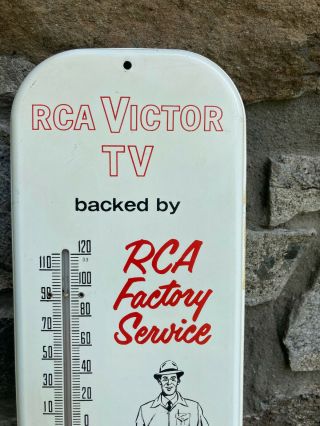 RCA Victor Thermometer Vintage Old Service Man Radio TV 2