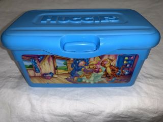 Huggies Baby Wipes - Winnie The Pooh Blue Container Box - Empty Box