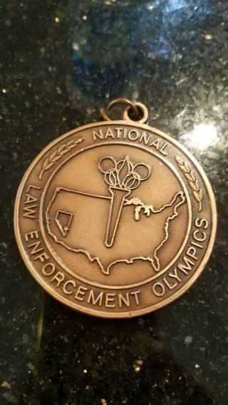 Medal National Law Enforcement Olympics - Las Vegas 1988 - Heavy