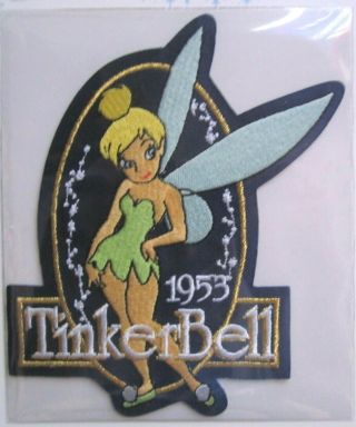Willabee & Ward DISNEY Collector Card/Patch TINKER BELL 1953 Peter Pan 2