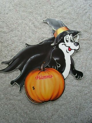 Hamm’s Beer Bear Witch Costume Halloween Pumpkin Hanger Pabst brewery 2