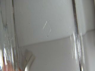 Vintage Heisey Glass Butter Dish with Fisher Sterling Silver Cover Lid 3
