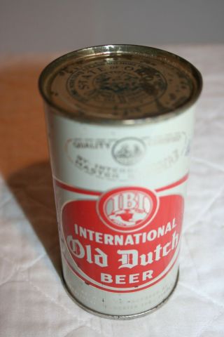 International Old Dutch Beer 12 oz flat top beer can from Findlay,  Ohio 2