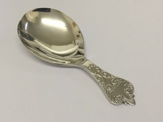 Solid Silver Caddy Spoon By Thomas Bradbury & Sons Sheffield 1924