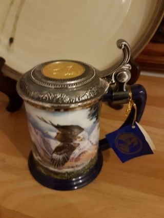 Eagle Of The Last Frontier Collectors Tankard By Ted Blaylock The Franklin