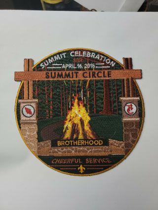 Summit Celebration Backpatch Order Of The Arrow Noac 2016 Patch