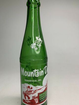 Bridgeville,  Delaware Mountain Dew Hillbilly Bottle Vintage
