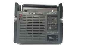 Vintage Sony Tfm - 8100w | Solid State Portable Radio | Vhf Wb/fm/am | 3 Band.