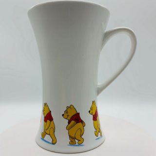 Winnie The Pooh Disney Store Tall White Ceramic Coffee Mug Cup 6 ".