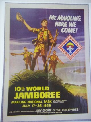 1959 Boy Scout World Jamboree Poster