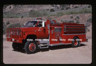 Antelope Valley Fpd Ca 1986 Gmc Fti 4x4 Pumper Fire Apparatus Slide