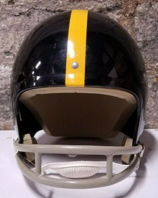Vintage Rawlings Pittsburgh Steelers NFL 2 Bar Football Helmet Large HNFL READ 2