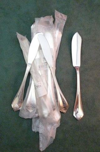 13 Butter Knives King James Oneida Silver Plate Flatware Silverware Weddings