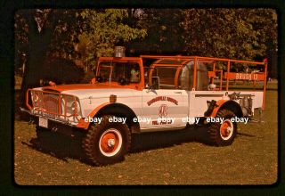 Maugansville Md 1967 Kaiser Jeep Fire Apparatus Slide