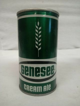 Vintage Flat Top Pull Tab Pop Beer Can Genesee Brewing Co Cream Ale Rochester Ny