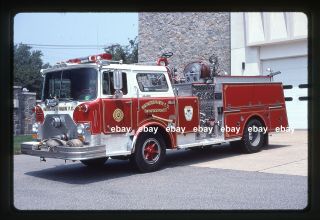 Huntington Manor Ny E2 - 4 - 12 1971 Mack Cf Pumper Fire Apparatus Slide