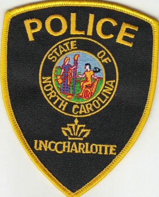 University North Carolina Charlotte Police Patch Nc