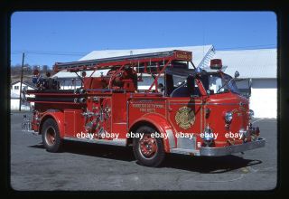 Totowa Nj 1958 American La France Pumper Fire Apparatus Slide