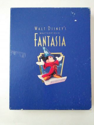 Fantasia (VHS,  1991,  2 - CD Set Deluxe Collectors Edition) VINTAGE GREAT DISNEYANA 2