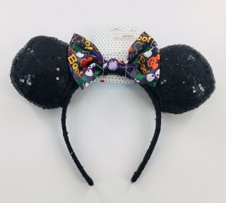 Disney Minnie Mouse Sparkle Ears Halloween Ears Headband