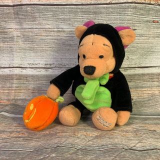 Disney Winnie The Pooh Black Cat Halloween Costume Plush Pumpkin Trick Treat