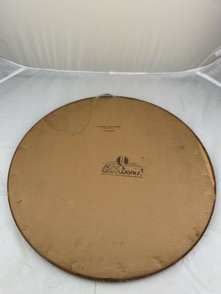 Rare Vintage Genesee Cream Ale Round mirror Advertising Sign 17in Across 3