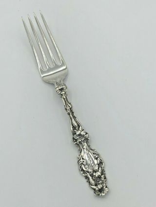 Lily By Whiting Div.  Of Gorham Luncheon Fork 6 5/8 ",  Sterling Silver