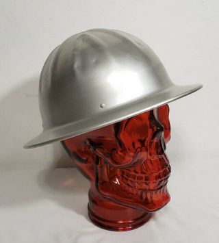 Vintage Mcdonald T Aluminum Hard Hat Mine Safety Roughneck Oil Rig Construction