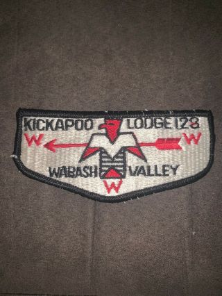 Kickapoo Oa Lodge 128 S1a Flap Bsa Patch
