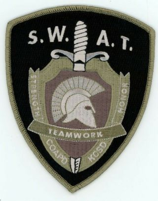 Coeur D Alene Police Kootenai County Sheriff Swat Idaho Id Patch