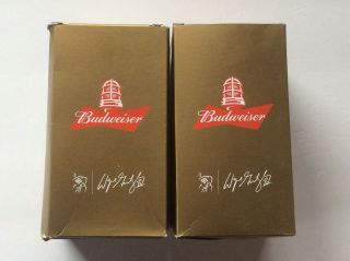Budweiser Le Wayne Gretzky Gold Synced Glass - Red Light
