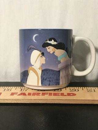 Walt Disney Coffee Mug/cup Vintage Aladdin Jazmin Collectible